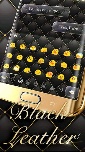 Black Leather Noble Keyboard screenshot 1