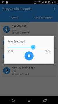 Easy Audio Recorder screenshot 4