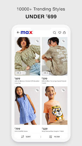 Max Fashion India screenshot 1