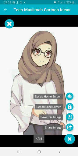 Teen Muslimah Cartoon Ideas screenshot 8
