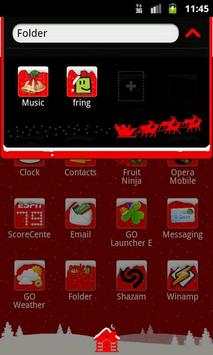 GO Launcher EX Theme Christmas screenshot 3