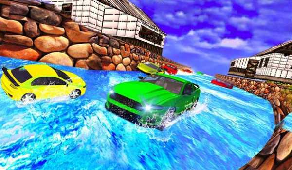 Water Slide Real Car Racing screenshot 14
