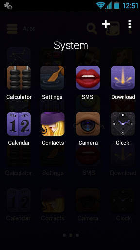 Starry Night GO Launcher Theme screenshot 4