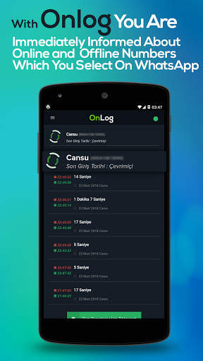 WatzLog: Online, Last Seen Tracker for WhatsApp screenshot 1