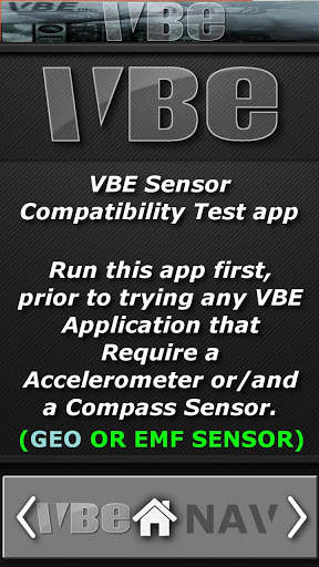 VBE SENSOR Compatibility APP screenshot 2