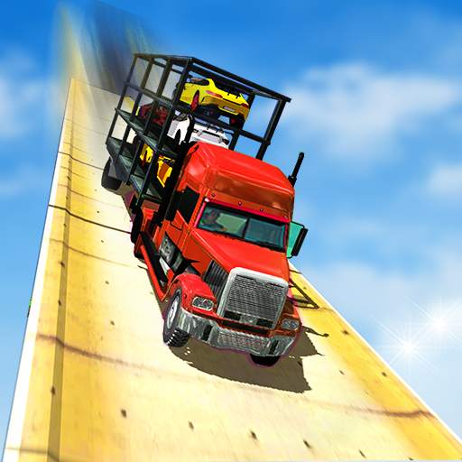Car transporter on Mega Ramp 1.7