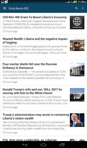 Liberia News App screenshot 1