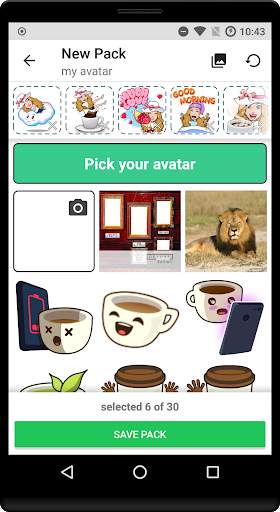 Stickers for WhatsApp with your avatar screenshot 4