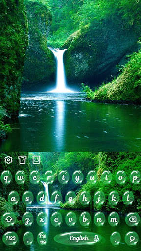 Waterfall Keyboard Theme screenshot 4