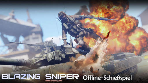 Blazing Sniper - offline shooting game screenshot 1