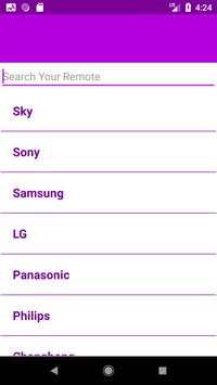 Sky TV Remote Control screenshot 2