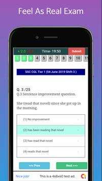 SSC CGL ENGLISH PAPER MOCK TEST скриншот 4
