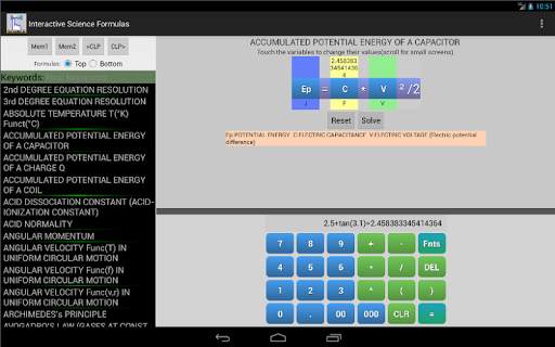 Science Formulas screenshot 18