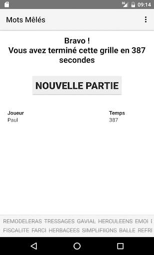 Mots mêlés screenshot 4