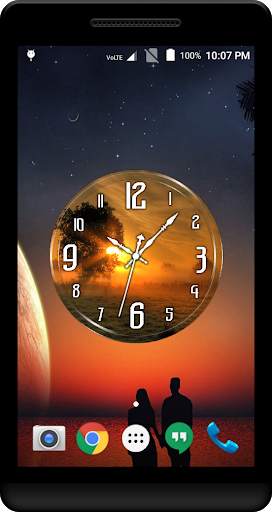 Sunrise Clock Live Wallpaper screenshot 3