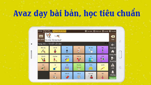 Ứng dụng Avaz Tiếng Việt cho giao tiếp. screenshot 9
