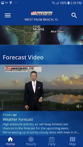 CBS12 News StormTrac Weather скриншот 2