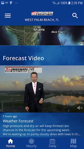 CBS12 News StormTrac Weather screenshot 2