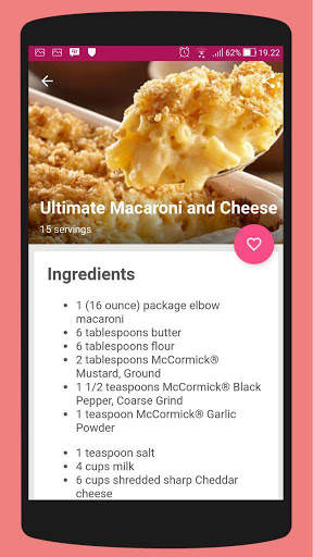 Macaroni & Cheese Recipes screenshot 6