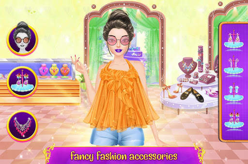 Shopping Mall Rich Girl Dressup - Color by Number screenshot 4