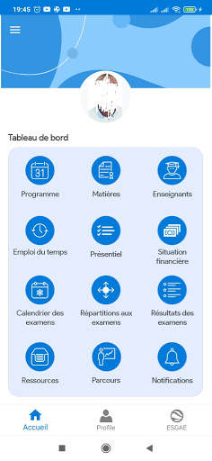 ESGAE mobile screenshot 2