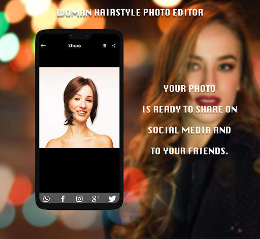 Woman HairStyle Photo Editor 6 تصوير الشاشة