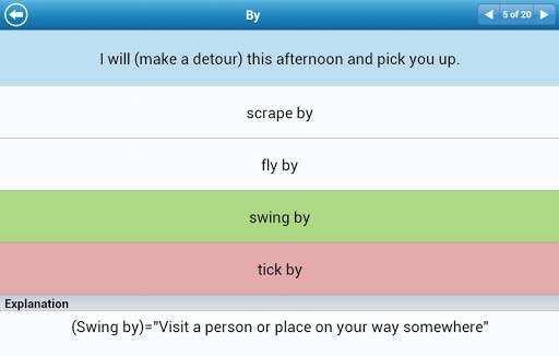 Phrasal Verbs Lite screenshot 11