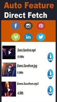 All video Downloader - SaveFrom Net Video Download скриншот 5