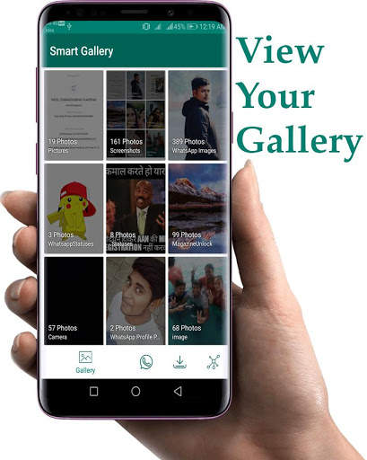 Smart Gallery - Gallery & Whatsapp statuses screenshot 1