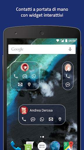Veer contacts widget screenshot 1