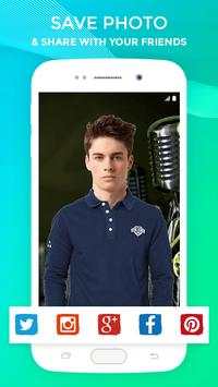 Men T-Shirt Photo Suit screenshot 6