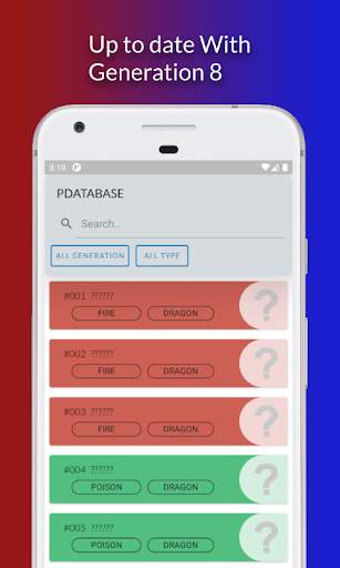 Pdatabase for Pokemon screenshot 2