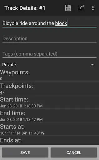 OSMTracker for Android™ screenshot 3
