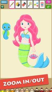 Little Mermaid Coloring Book screenshot 3