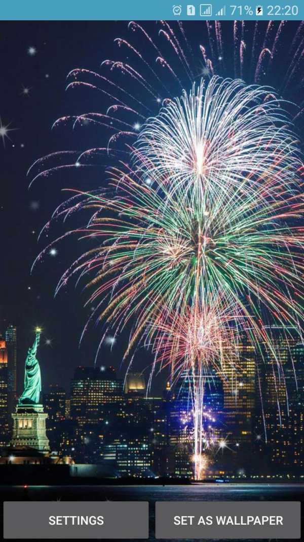 New Year Live Wallpaper screenshot 1