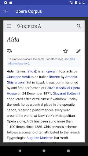 Opera Encyclopedia screenshot 5