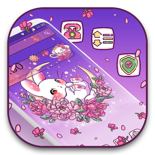 Cute Kawaii Bunny Theme icon