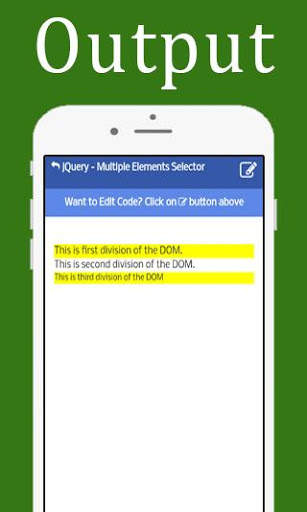Jquery tutorial offline with examples screenshot 6