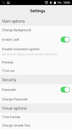 Atom Lock Screen Live WP screenshot 7