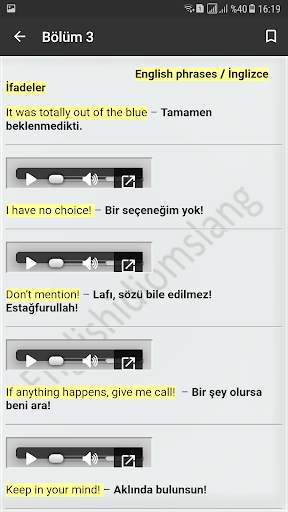 English idiom slang İngilizce Konuşma Rehberi скриншот 5
