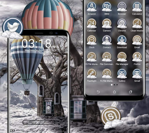 Balloon Tree Launcher Theme screenshot 4