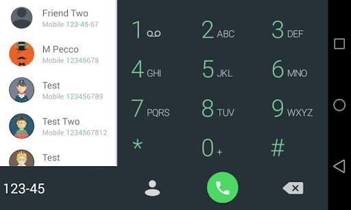 Material Light Green for ExDialer screenshot 4