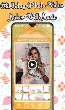 Birthday Photo Video Maker with Music:Video Editor screenshot 4
