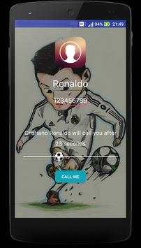 Ronaldo Fake Call screenshot 2