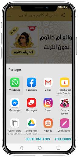 أغاني أم كلثوم بدون أنترنت 1 تصوير الشاشة