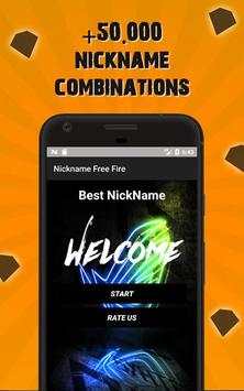 Nickname Generator Fire Free: Name Creator (Nicks) screenshot 1