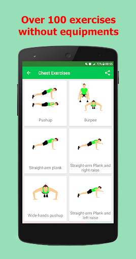 Home Workout - No Equipment - Lose weight exercise screenshot 1