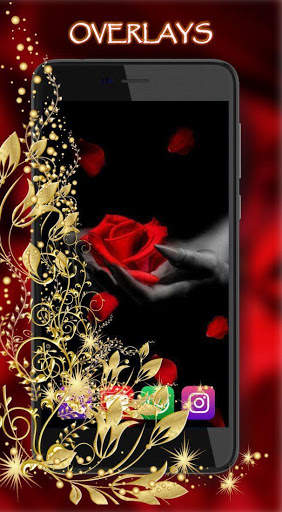 Roses Gothic Live Wallpaper screenshot 2