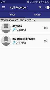 Automatic Call Recorder - Free screenshot 1