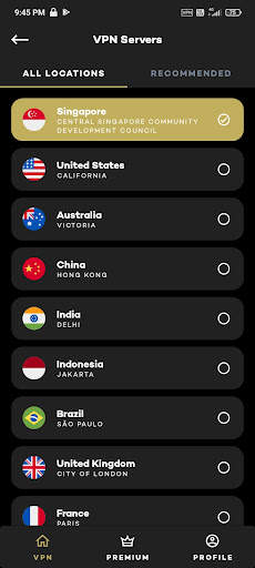 Singapore VPN - Fast VPN Proxy screenshot 2